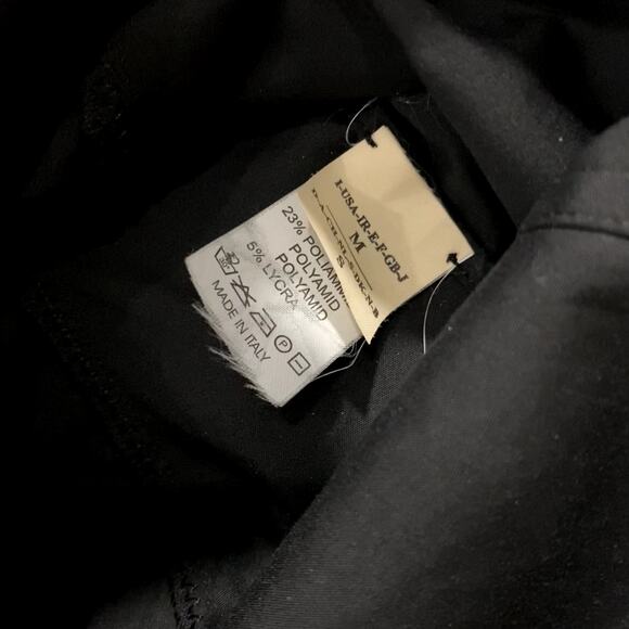 Rivamonti Black Button-Up Long Sleeve Shirt Women's Classic Fit Size M - Picture 8 of 8